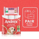 Andrex Watermelon Toilet Roll 9 Rolls - British product