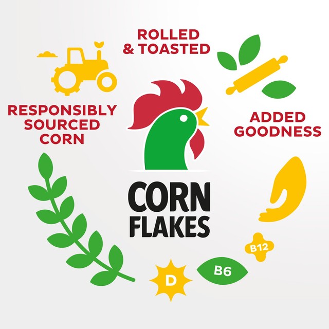 Kellogg's corn flakes breakfast cereal 250g, UK version