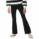 M&S girls cotton flared leggings black 7-8 years, imported from the UK