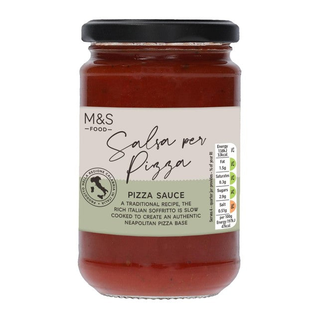 M&S pizza sauce 280g, imported from the UK