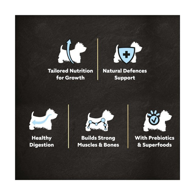 Cesar dry puppy food with chicken rice vegetables 1.4kg (British brand)