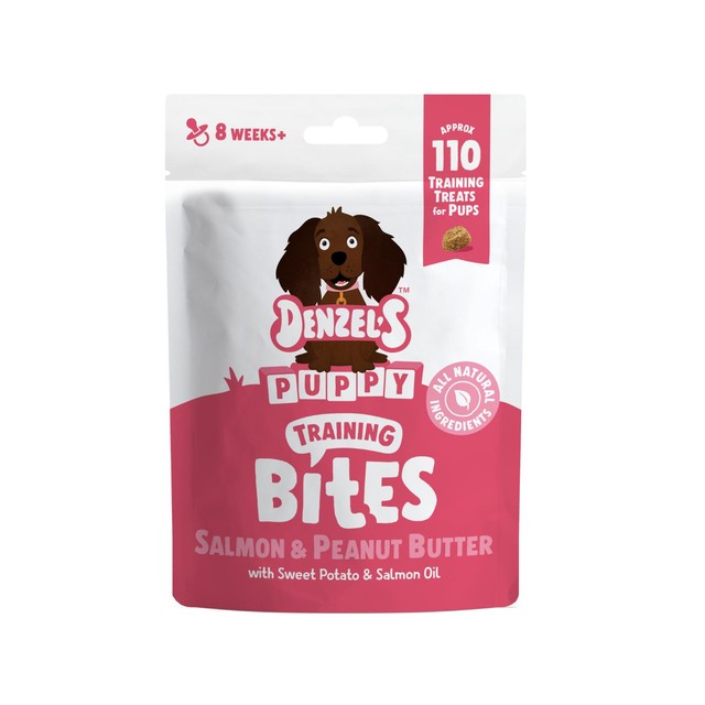 Denzel's salmon & peanut butter puppy training bites 100g - British product