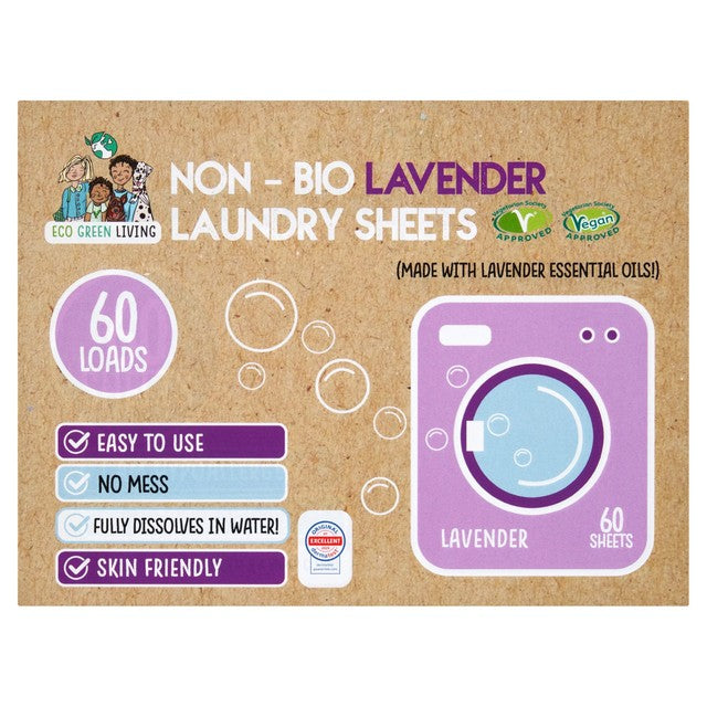 Eco Green Living lavender laundry sheets, UK version