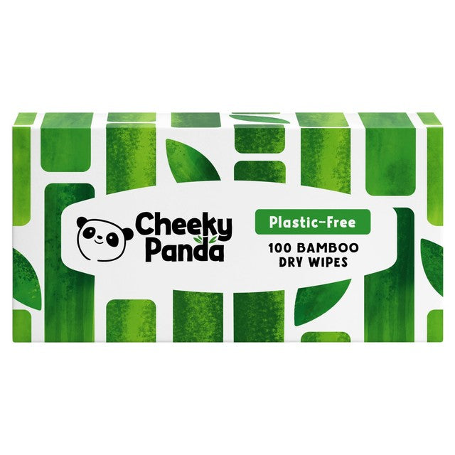 The Cheeky Panda Bamboo Dry Wipes Baby 100 Count (British brand)