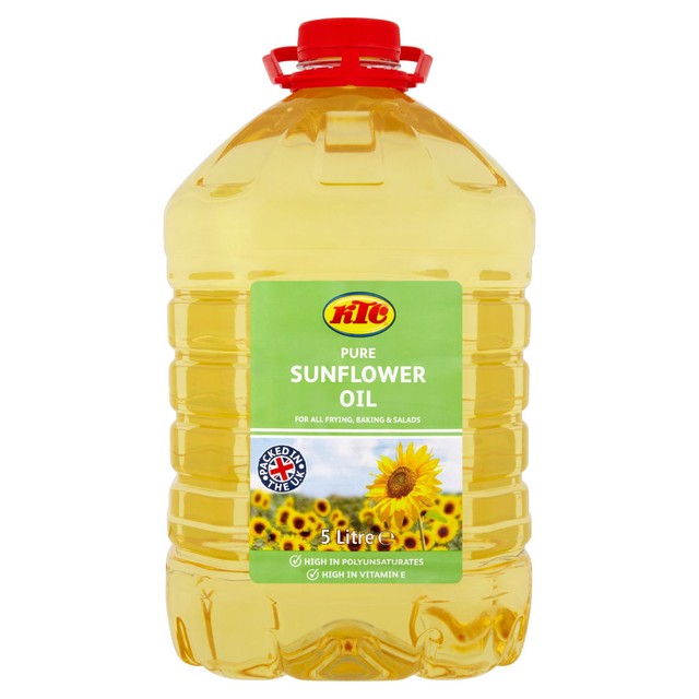 KTC pure sunflower oil 5L, UK version
