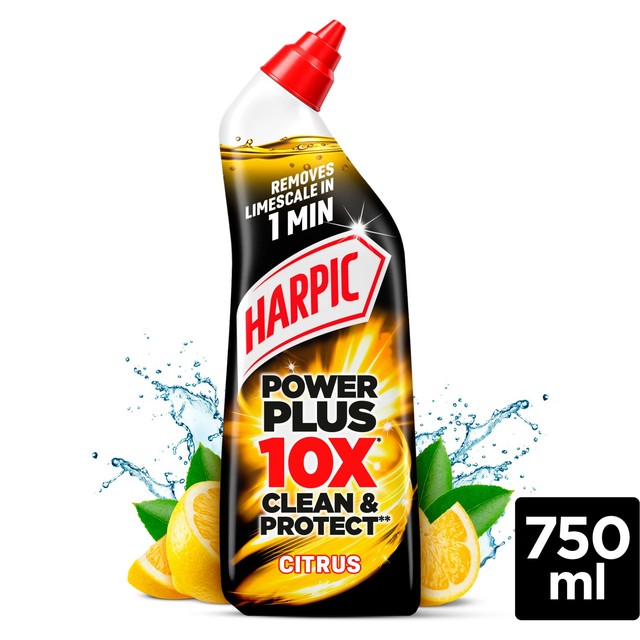 Harpic Citrus Fresh toilet cleaner gel 750ml, UK version