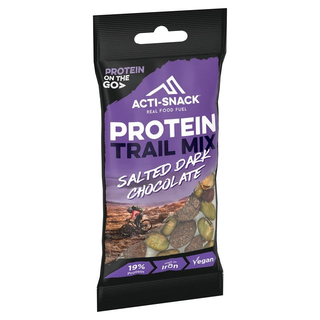 Acti-Snack salted dark chocolate energy mix 40g - British product
