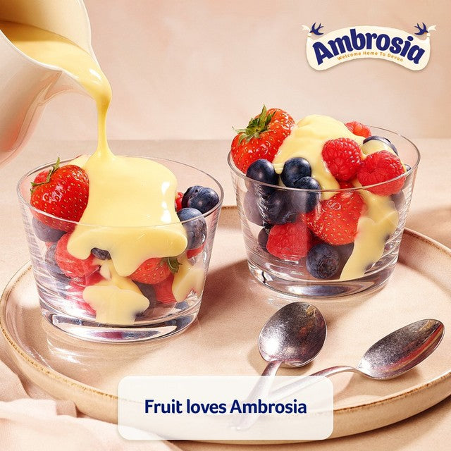 Ambrosia Devon custard can, UK version