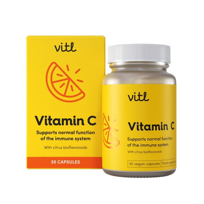 VITL Vitamin C Kapseln Vitamin C Ergänzung 30 Kapseln