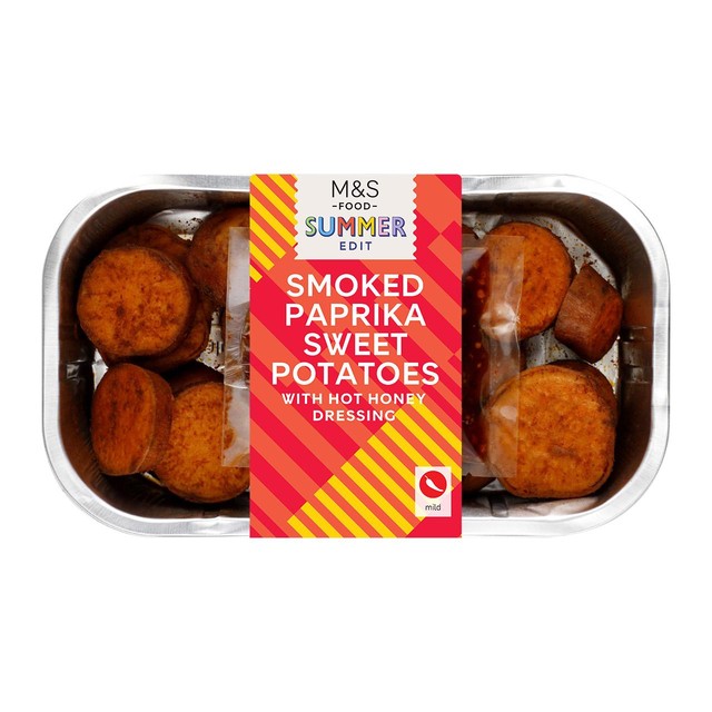 M&S Smoked Paprika Sweet Potatoes 420g, imported from the UK