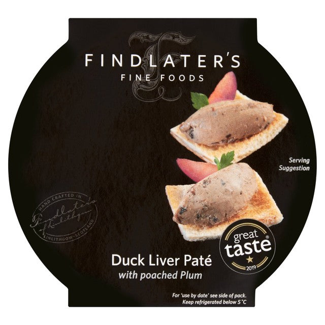 Findlater's Duck Liver Pate with Poached Plum 120g - British product