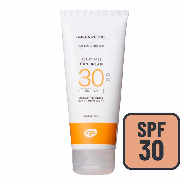 Green People SPF 30 Sun Cream Scent Free 200ml, UK version