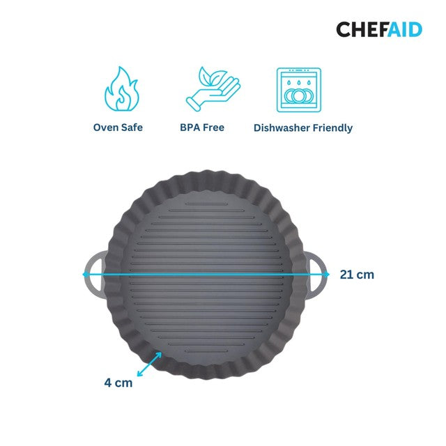 Chef Aid air fryer liner 21cm diameter x 4cm - British product