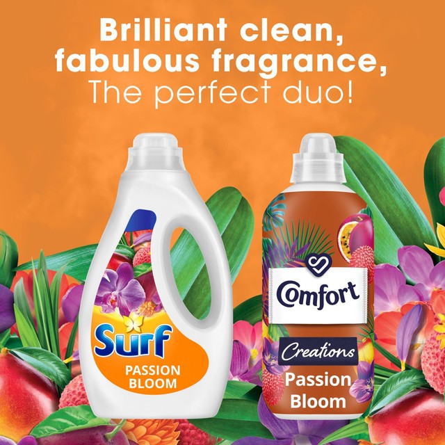Surf Passion Bloom Liquid Laundry Detergent 945ml (British brand)