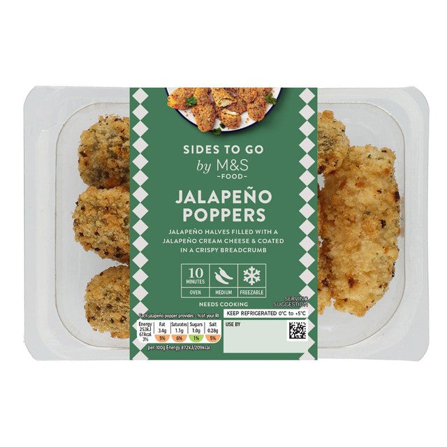 M&S Jalapeno Poppers frozen appetizer - British product