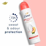 Dove Peach and White Blossom anti-perspirant spray 200ml - British product