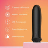 So Divine Wonder Bullet rechargeable sex toy 9cm (British brand)