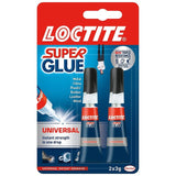 Loctite super glue liquid pack of 2 tubes, UK version