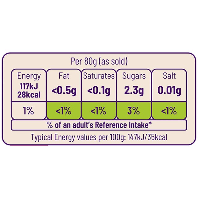 Fleurons de chou-fleur Ocado 400 g, importés du Royaume-Uni