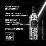 Three Sixty Original Premium Vodka - British product