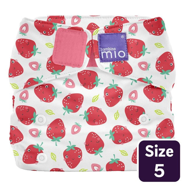 Bambino Mio reusable nappy Strawberry One size - British product