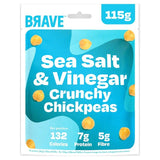 Brave roasted chickpeas Salt & Vinegar 115g - British product