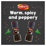 Schwartz black peppercorn grinder 35g (British brand)