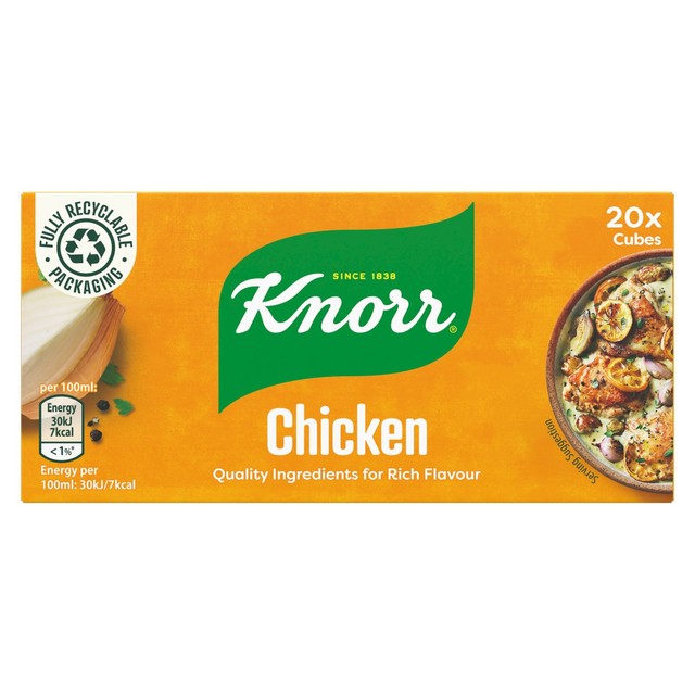 Knorr Chicken Stock Cubes 20 pack, UK version
