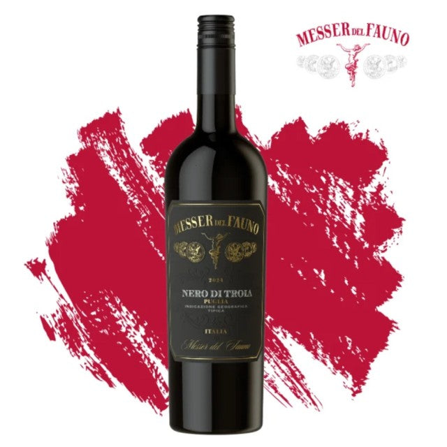 Messer del Fauno Nero di Troia red wine 75cl, imported from the UK