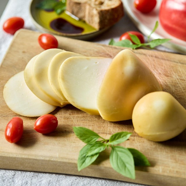 Natoora Sanguedolce smoked mozzarella scamorza cheese 250g (British brand)