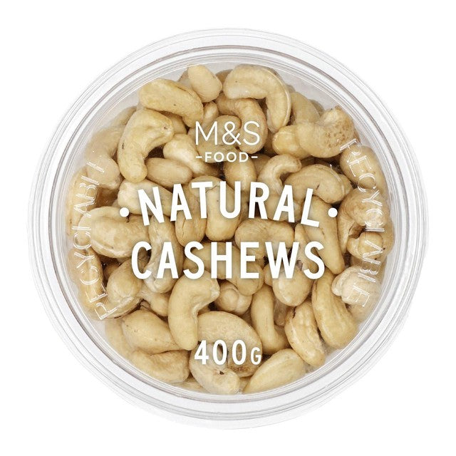 M&S Cashew Nuts 400g, imported from the UK