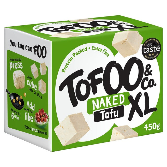 Tofoo Naked Organic XL Tofu 450g (British brand)