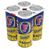 Foster's Proper Lager Shandy beer 4 x 440ml - British product