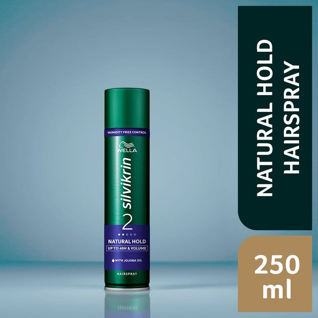 Silvikrin Classic Natural Hold Hairspray 250ml (British brand)