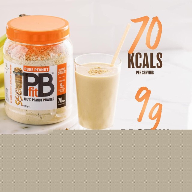 PBfit peanut powder 680g, imported from the UK