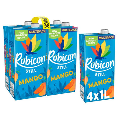 M&S Rubicon Still Mango Juice Drink 4 x 1L - Kjøp online hos McGrocer
