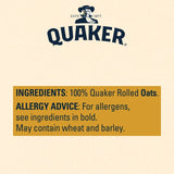 Quaker Jumbo Rolled Oats Porridge 1kg, imported from the UK