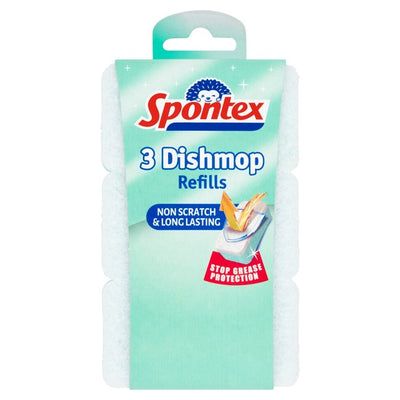M&S Spontex Non Scratch Dishmop Refills Pack of 3- Buy online at McGrocer