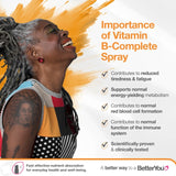 Better You Vitamin B Complete Oral Spray Peach Flavoured 25ml - British product