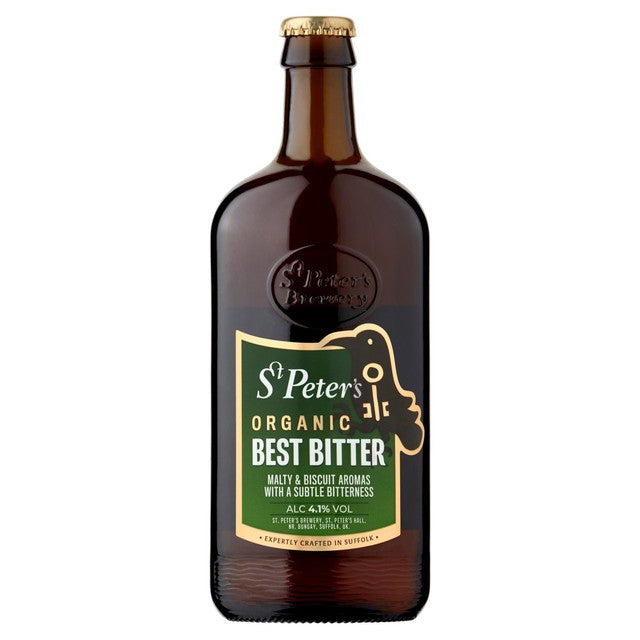 St. Peters organic best bitter beer 500ml (British brand)