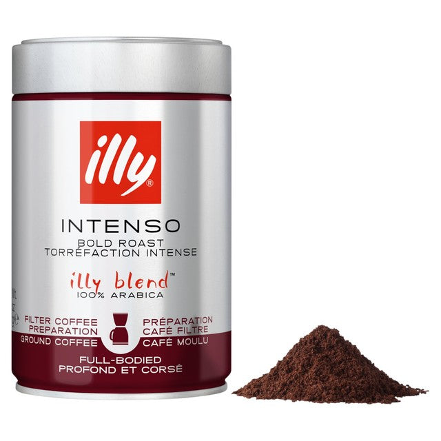 Illy dark roast filter coffee 250g, UK version