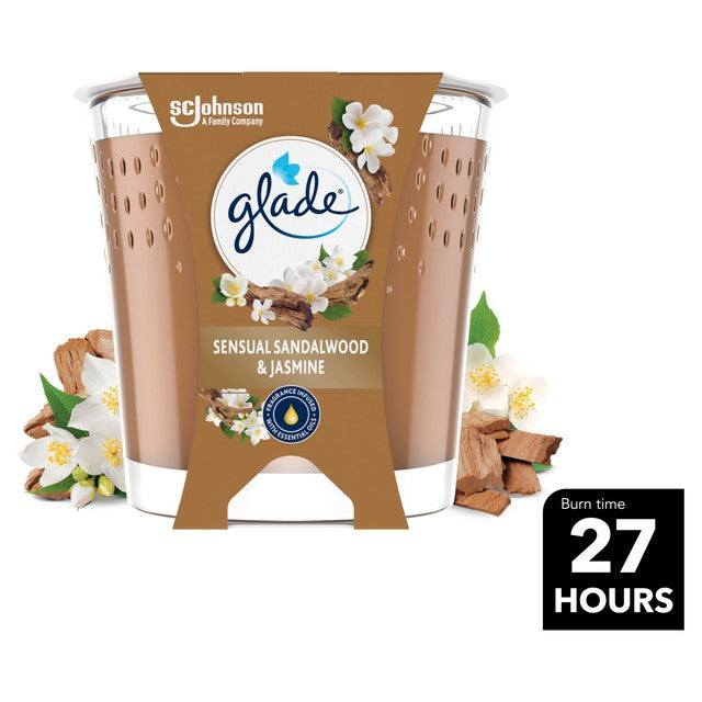Glade scented candle Sandalwood & Jasmine 112g, UK version