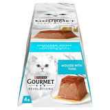 Gourmet Tuna Mousse wet cat food 4 x 57g, UK version