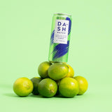 DASH Lime Infused Sparkling Water 12 x 330ml - British product