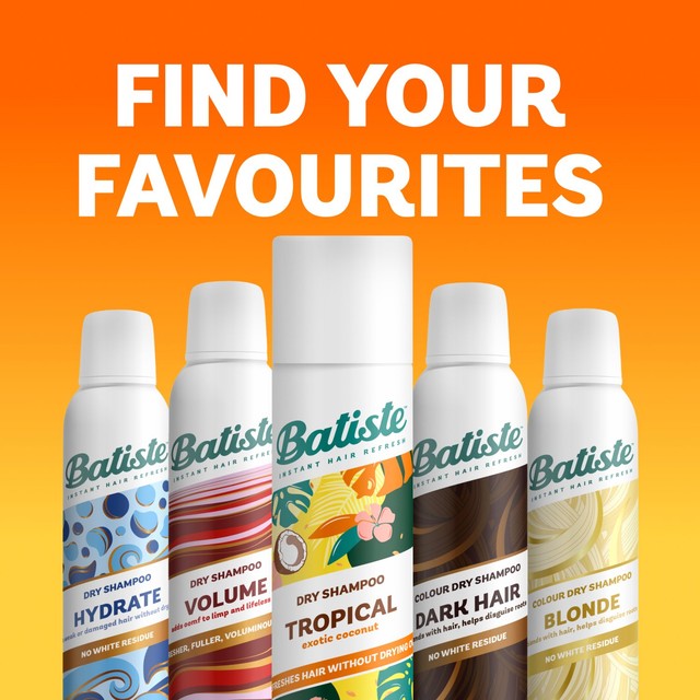 Batiste dry shampoo Tropical 200ml - British product