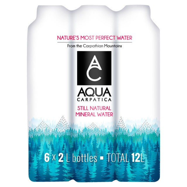 Aqua Carpatica still mineral water low sodium and nitrates 2L - British product