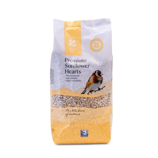 National Trust Sunflower Hearts bird food, imported from the UK
