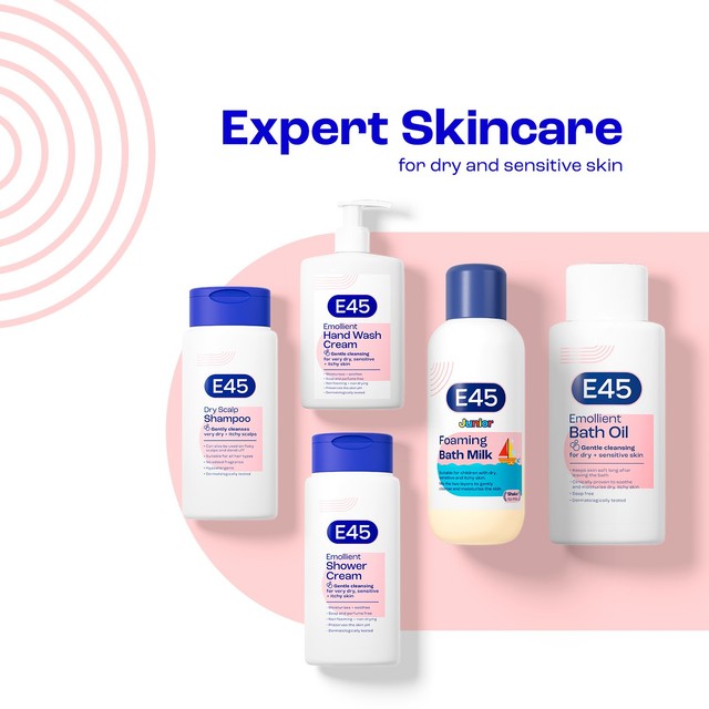 E45 Junior Foaming Bubble Bath Milk 500ml - British product
