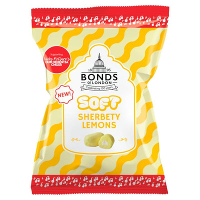 M&S Bonds of London Soft Sherbety Lemons Lemon Flavour Chewy Sweets- Buy online at McGrocer