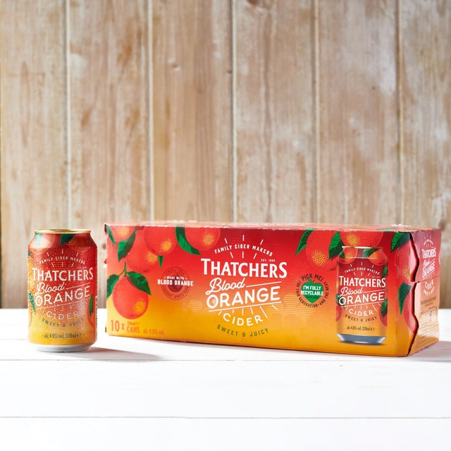 Thatchers Blood Orange Cider 10 x 300ml (British brand)